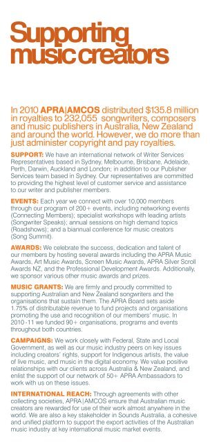 About APRA|AMCOS