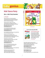 Kids' Dance Party - Baby Genius