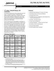 ICL7106, ICL7107, ICL7107S - ESR Electronic Components