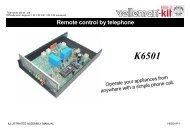 Remote control by telephone - ESR Electronic Components