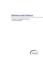 Demenz und Schmerz (.pdf) - Palliativ Portal