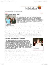 Eine geballte Ladung Leben | katholisch.de - Palliativ Portal