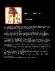 mowett ryder - ePressKitz