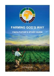 Farming God's Way Facilitator's Study Guide