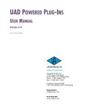 UAD Powered Plug-Ins Manual v4.10