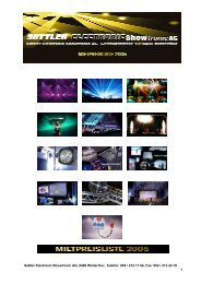 Open PDF Mietpreisliste - Sattler Electronic Showtronic AG