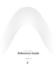 Pro Tools Reference Guide - Digidesign