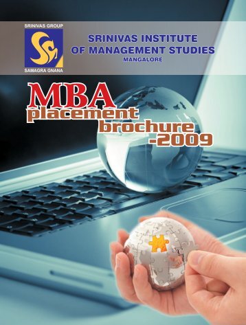 Placement Broucher 2009 for PDF - Srinivas Group of Colleges