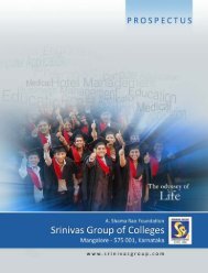 ESTD: 1988 - Srinivas Group of Colleges