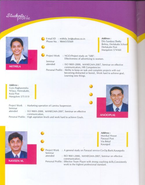 .rocn ure -2008 - Srinivas Group of Colleges