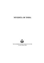 Nivedita of India.pmd - Ramakrishna Mission Institute of Culture