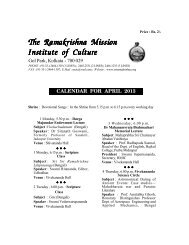 RMIC-Calendar April 2013.pmd - Ramakrishna Mission Institute of ...