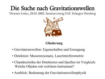 Die Suche nach Gravitationswellen