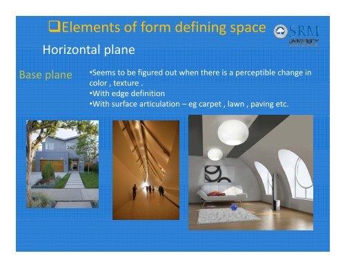 ARC101 Theory of Architecture - SRM University