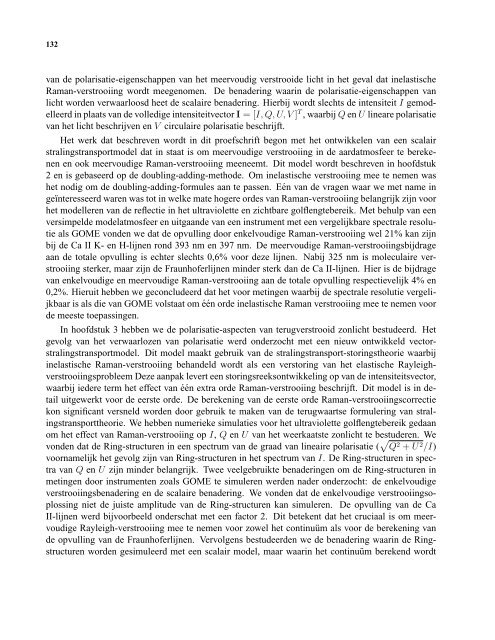 Rotational Raman scattering in the Earth's atmosphere ... - SRON