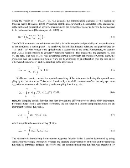 Rotational Raman scattering in the Earth's atmosphere ... - SRON