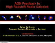 AGN Feedback in High Redshift Radio Galaxies - SRON