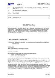 memo_KJW-03-01 CSA - SRON