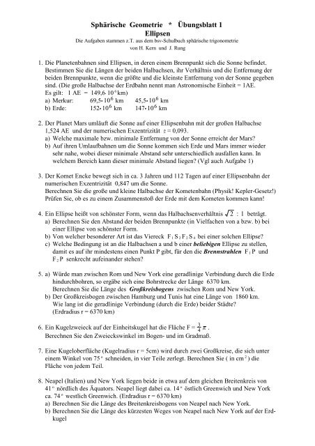 Sphärische Geometrie