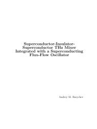 Superconductor-Insulator- Superconductor THz Mixer ... - SRON