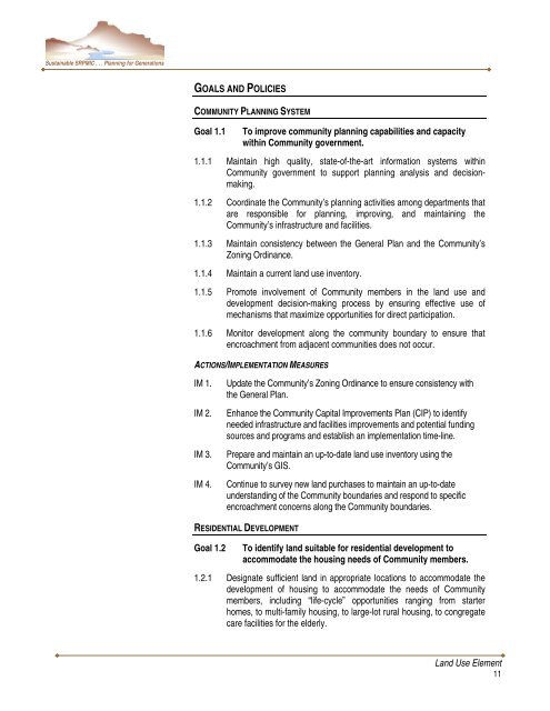 SRPMIC General Plan - Salt River Pima-Maricopa Indian Community