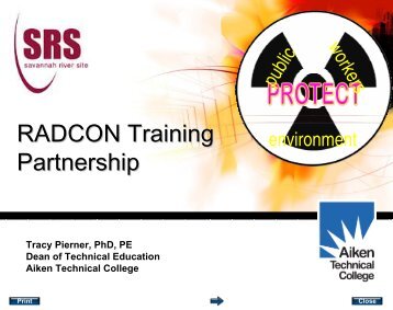 RADCON Training Partnership - Savannah River Site