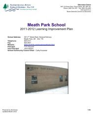 Meath Park School - Saskatchewan Rivers School Division No.119