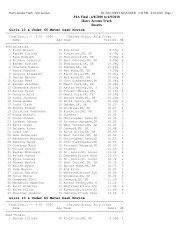 P4A Final - 6/8/2010 to 6/9/2010 Harry Jerome Track Results Girls ...