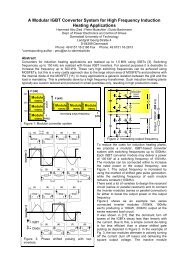 A Modular IGBT Converter System for High Frequency Induction ...