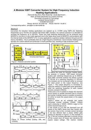 A Modular IGBT Converter System for High Frequency Induction ...
