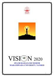 Draft Vision-2020 Document - The Swami Ramanand Teerth ...