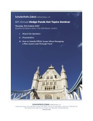 View PDF - Schulte Roth & Zabel LLP