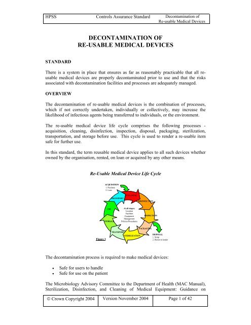 Microsoft Word - Decontamination of Re-usable Medical Devices