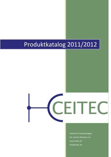 Produktkatalog 2011/2012 - ceitec.de