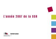 Rapport annuel 2007 - SSA