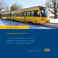 Text Stadtbahnwagen Typ S-DT 8.12 Stuttgarts Zwölfte - SSB
