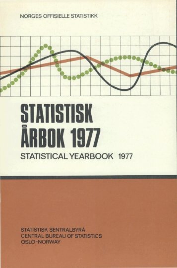 Statistisk Ã¥rbok 1977 (NOS XII287) - SSB