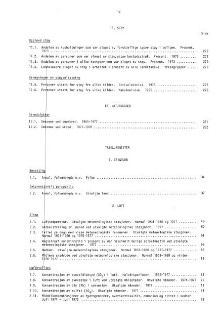 MiljÃ¸statistikk 1978: Naturressurser og forurensninger - SSB