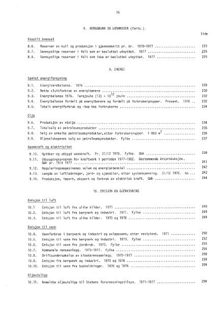 MiljÃ¸statistikk 1978: Naturressurser og forurensninger - SSB