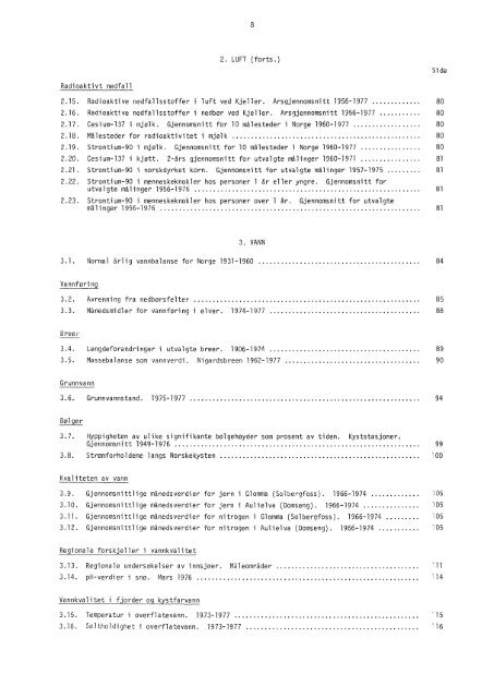 MiljÃ¸statistikk 1978: Naturressurser og forurensninger - SSB