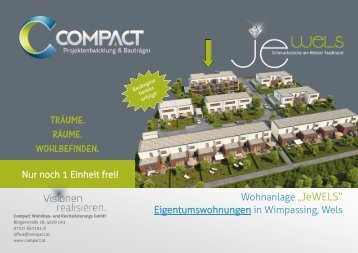 Wohnprojekt "JeWELS" - Eigentumswohnungen in Wels, Wimpassing