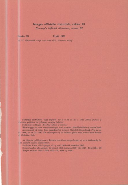 XI 217 1955 - Statistisk sentralbyrÃ¥