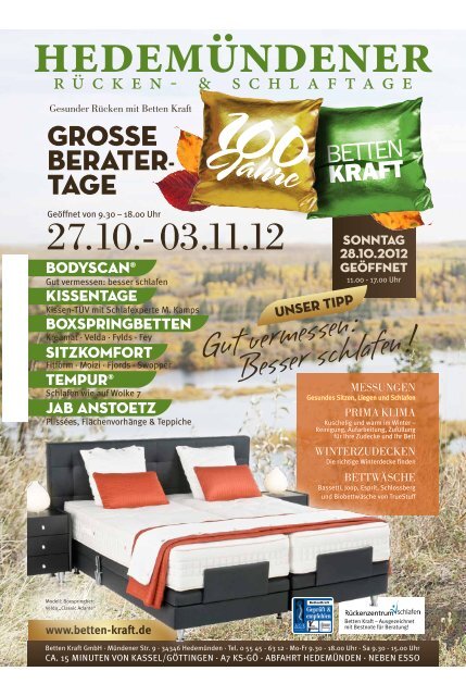 Download Pdf Herbsteratungs Flyer Hier Betten Kraft