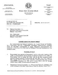 Order No. ENF-05-CDO-1597 - Texas State Securities Board