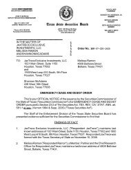 Order NO. ENF-07-CDO-1625 - Texas State Securities Board