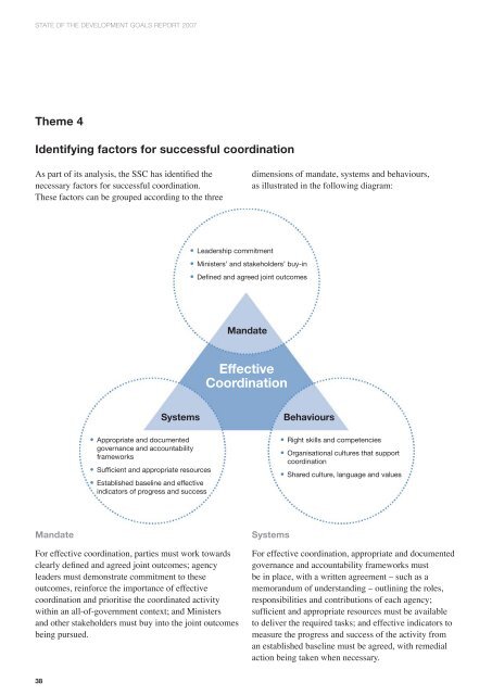 Effective Coordination - State Services Commission