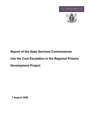 NZ Report / Proposal Template - State Services Commission