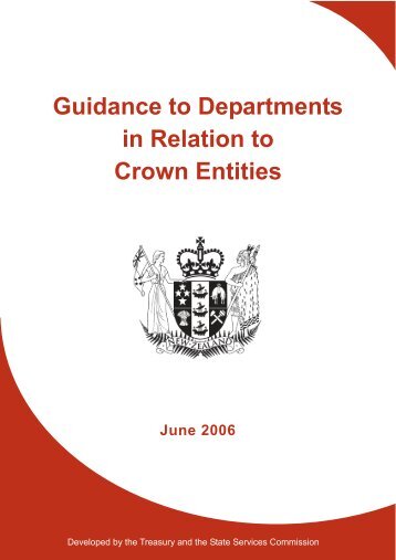 PDF File - Guidance to Departments in Relation to Crown Entities