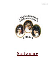 Satzung - Shetland Sheepdog Club Deutschland