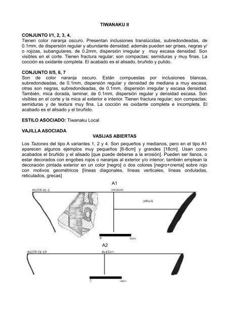 anÃ¡lisis de la ceramica del sector medio y bajo de la sub-cuenca del ...